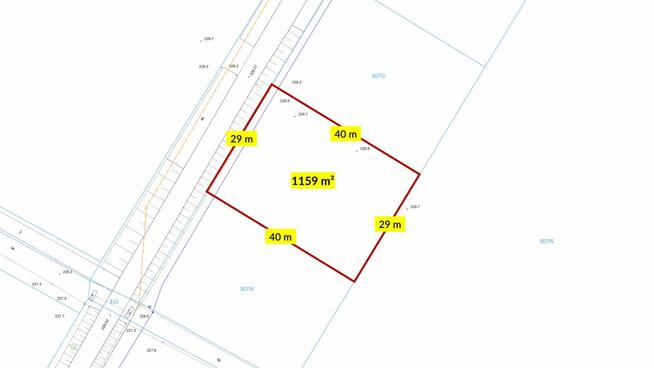 Działka budowlana Bzinica Nowa gm. Dobrodzień, Klonowa