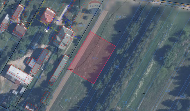 Działka 1220 m², Dęblin, ul. Długa