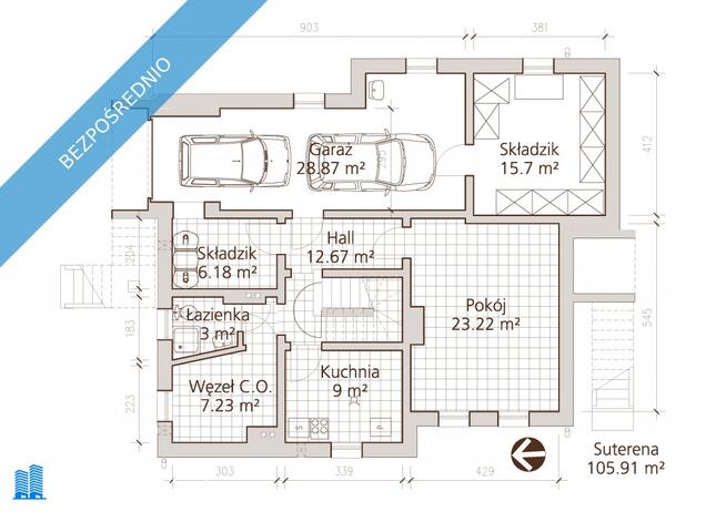 Rezydencja z ogrodem przy Mazowieckim Parku Krajobrazowym