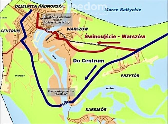 Teren inwestycyjno przemysłowy 1,9 ha Świnoujście.