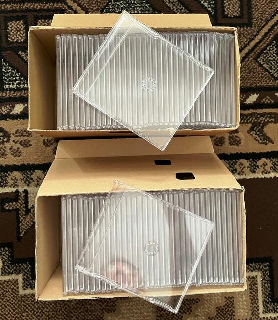 Pudełka na single cd 7mm. (Nie slim) NOWE bezbarwne (opis)