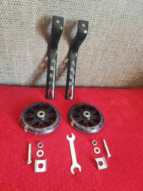 Kółka do Rowerka Rowera koła boczne Podporowe Świecące