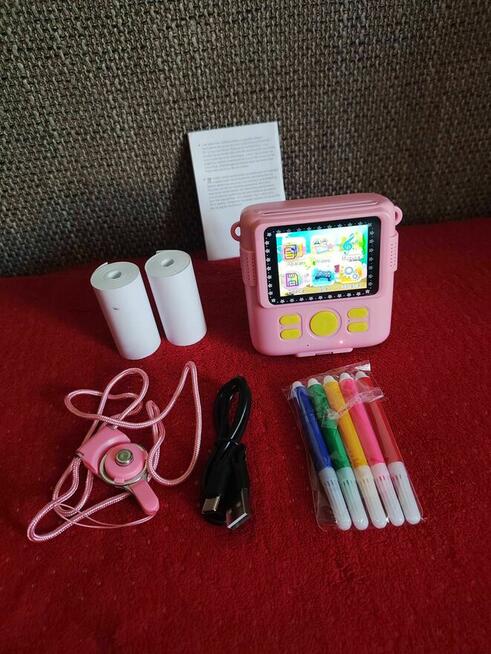 Aparat fotograficzny dla Dzieci Dziecka cyfrowy HD z drukarką