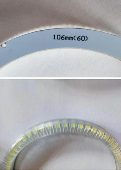 mocne ringi led xenon bmw Angel Eyes 106 mm wiązka kabli z p