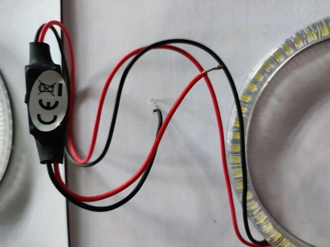 mocne ringi led xenon bmw Angel Eyes 106 mm wiązka kabli z p