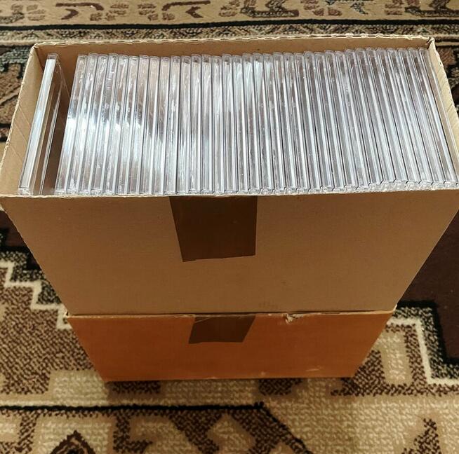 Pudełka na single cd 7mm. (Nie slim) NOWE bezbarwne (opis)