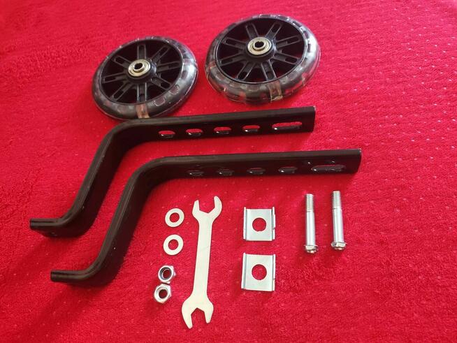 Kółka do Rowerka Rowera koła boczne Podporowe Świecące