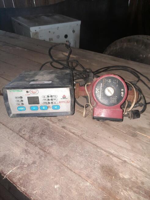 Sterownik KLIMOSZ, wentylr, CO pompa GRUNFOS, regulator.ciągu