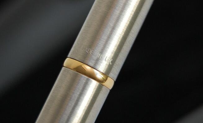 Pióro wieczne Parker Inflection, stal, złoto, vintage 2001