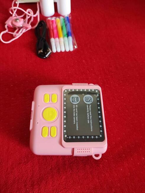 Aparat fotograficzny dla Dzieci Dziecka cyfrowy HD z drukarką