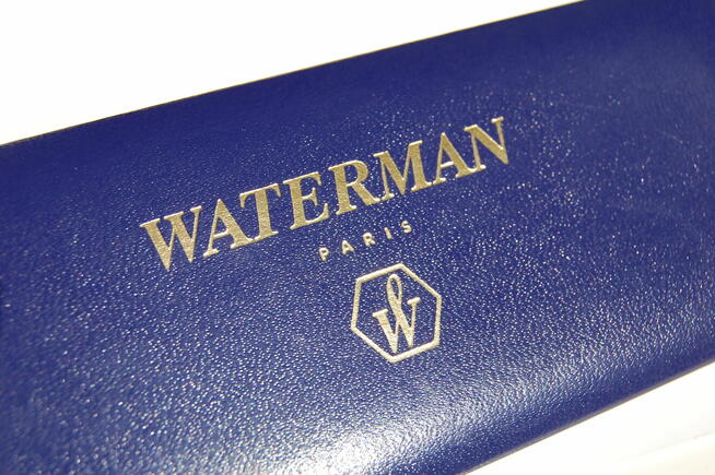 Długopis Waterman Hemisphere, stal, złoto, vintage, 2000 r.