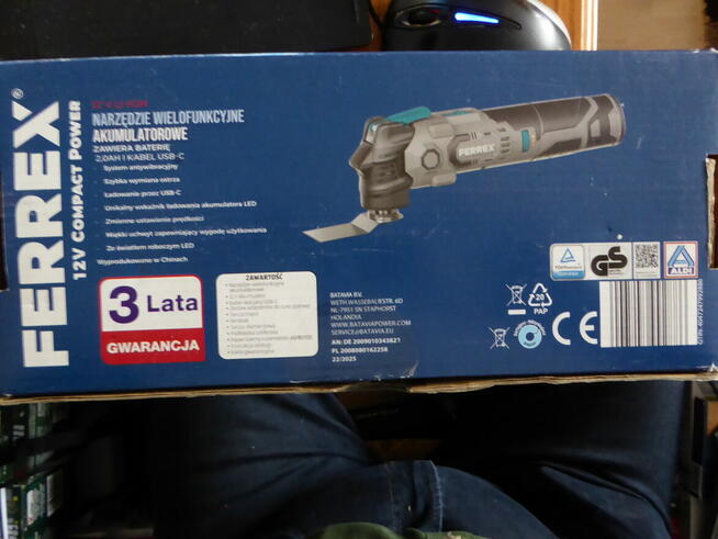 Nieużywane narzędzie wielofunkcyjne FERREX 12V Li-Ion