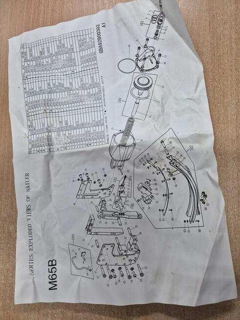 PNEUMATIC CLIP TOOL Spinacz zszywacz cęgowy pneumatyczny do