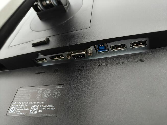 Monitor LED Dell P2319H 23 1920 x 1080 px IPS PLS HDMI FV23