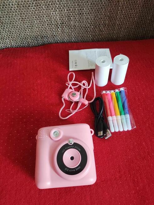 Aparat fotograficzny dla Dzieci Dziecka cyfrowy HD z drukarką