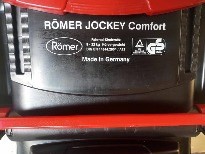 Fotelik rowerowy Römer Jockey Comfort 9-22 kg z gniazdem mon