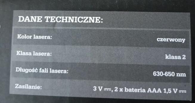 Poziomica laserowa niteo tools