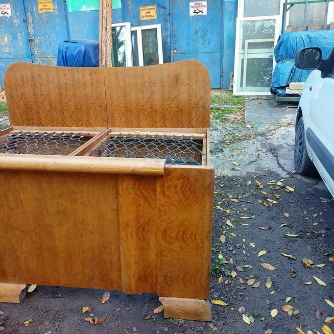 Stare łózko sypialniane, Łóżko Połysk, Łózko dwuosobowe na s