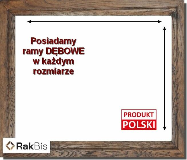Rama drewniana na obraz plakat zdjęcie 40x60
