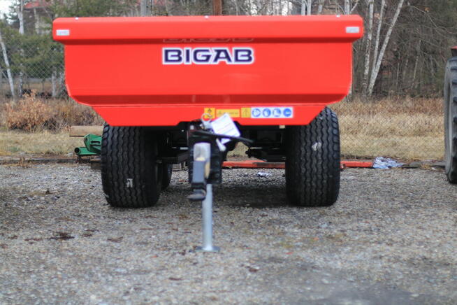 PRZYCZEPA BUDOWLANA Hard Wywrotka BIGAB BT-10 Skorupa tandem