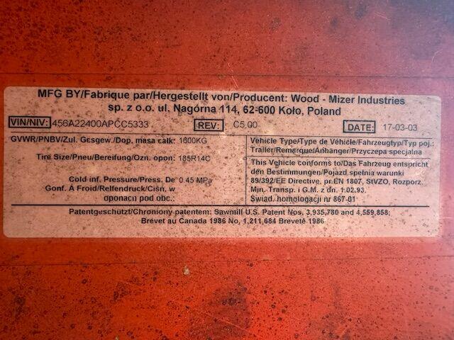 Sprzedam Trak Wood -Mizer LT25LE11S