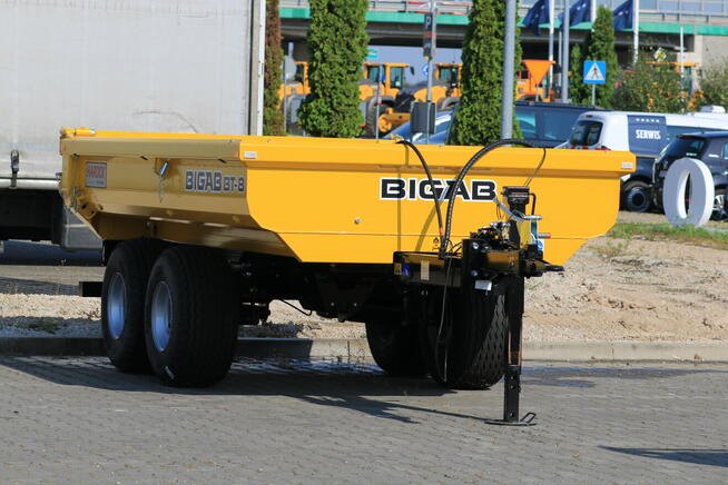 PRZYCZEPA BIGAB BT8 WYWROTKA HARDOX SKORUPA KOPARKA CIĄGNIK