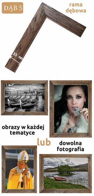Rama na obraz zdjecie 70x70