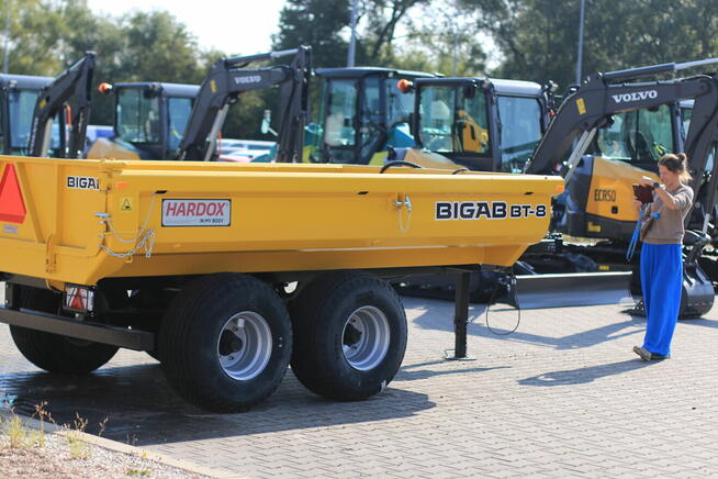 PRZYCZEPA BIGAB BT8 WYWROTKA HARDOX SKORUPA KOPARKA CIĄGNIK
