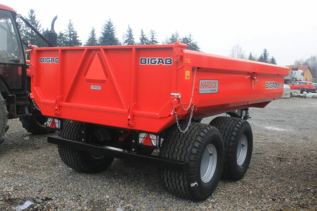 PRZYCZEPA BUDOWLANA Hard Wywrotka BIGAB BT-10 Skorupa tandem