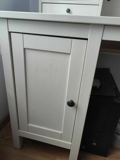 Biurko Hemnes z nadstawką