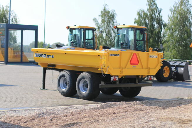 PRZYCZEPA BIGAB BT8 WYWROTKA HARDOX SKORUPA KOPARKA CIĄGNIK