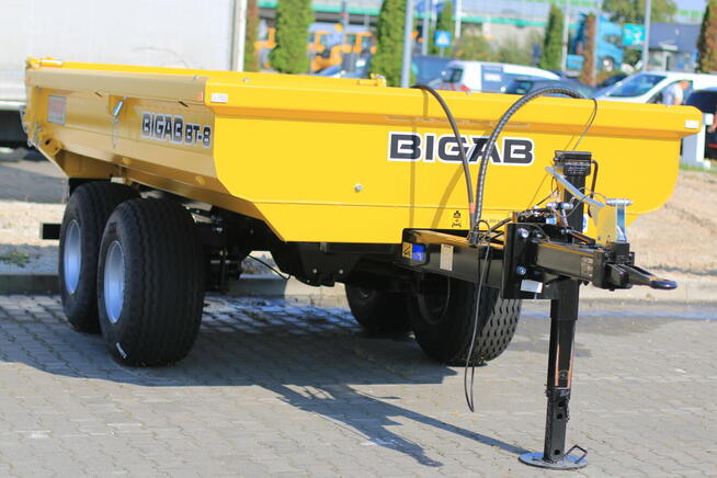 PRZYCZEPA BIGAB BT8 WYWROTKA HARDOX SKORUPA KOPARKA CIĄGNIK