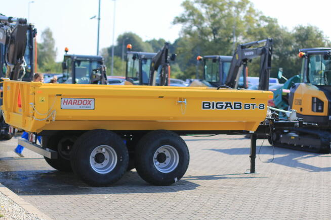PRZYCZEPA BIGAB BT8 WYWROTKA HARDOX SKORUPA KOPARKA CIĄGNIK