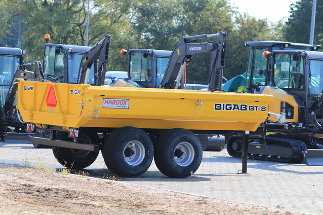 PRZYCZEPA BIGAB BT8 WYWROTKA HARDOX SKORUPA KOPARKA CIĄGNIK