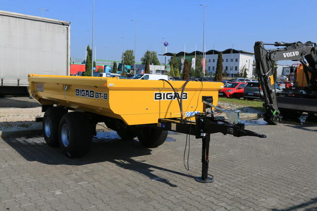 PRZYCZEPA BIGAB BT8 WYWROTKA HARDOX SKORUPA KOPARKA CIĄGNIK