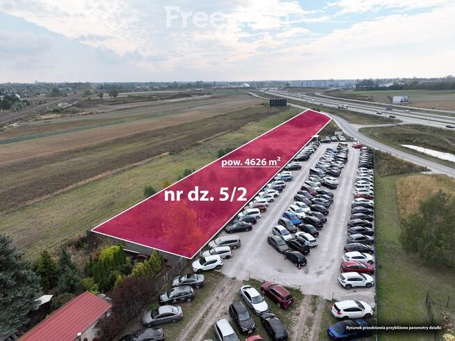 Działka inwestycyjna przy ekspresówce S7