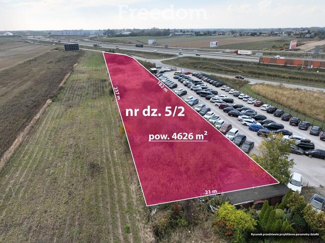 Działka inwestycyjna przy ekspresówce S7