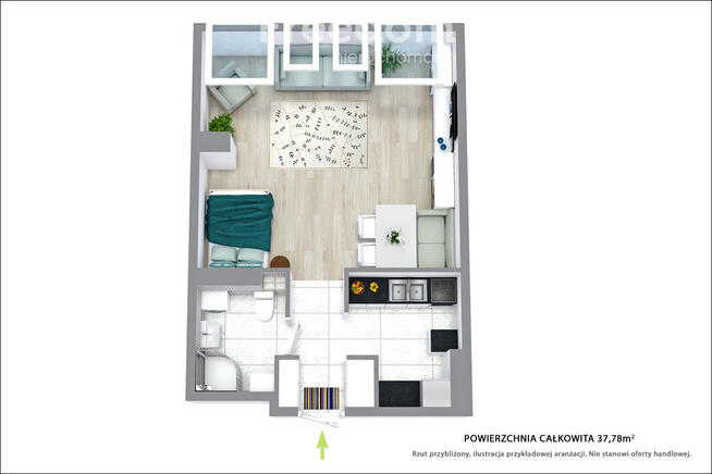 Funkcjonalna kawalerka / dobra lokalizacja