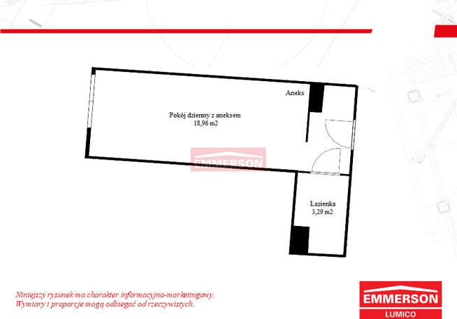 Studio z ogródkiem 5,3m2, Krowodrza