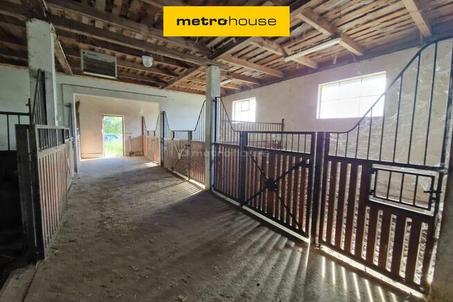 Działka budowlana i stajnia - 1,4ha przy lesie.