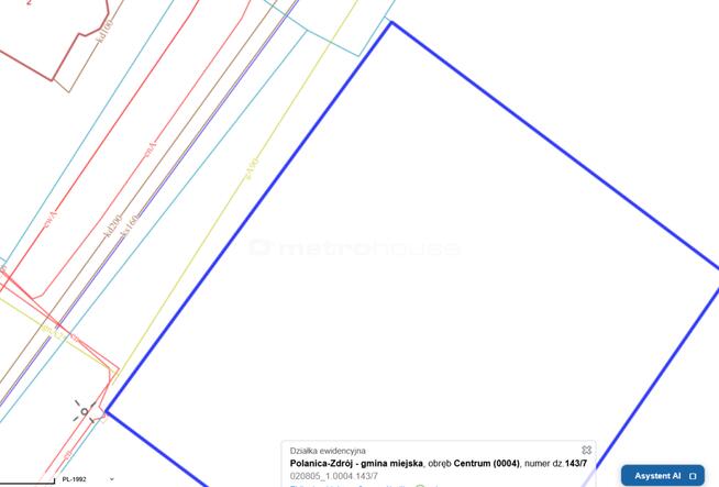 Działka w Polanicy-Zdroju ul. Rubinowa ob.Centrum