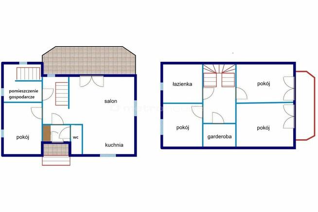 Komfortowy dom położony na obrzeżach miasta.