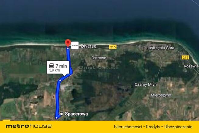 5 działek w Sławoszynie, Karwia BLISKO MORZA