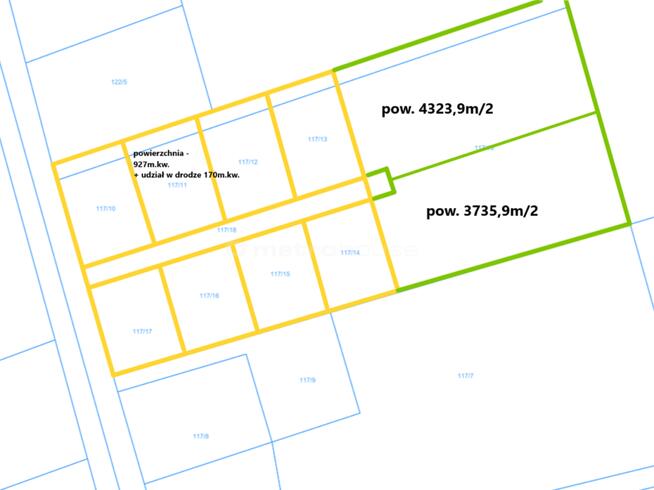 Działka budowlana z udziałem w drodze. KRZEWSK