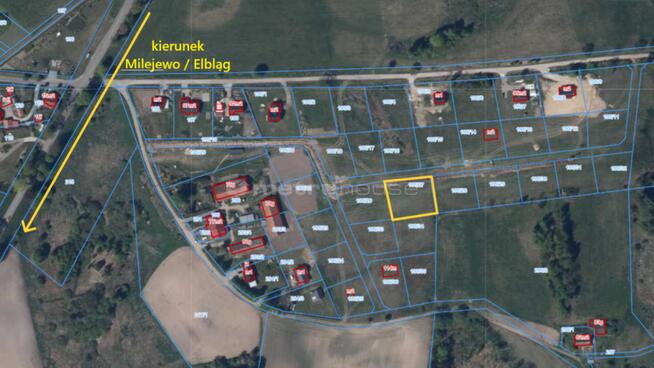 Działka Budowlana 1438m.kw, Zajączkowo k. Elbląga