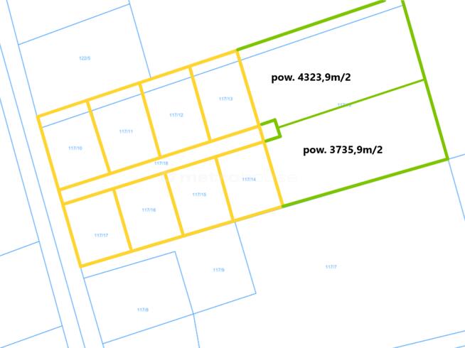 działka BUDOWLANA, 1074m.kw. Krzewsk k. Elbląga