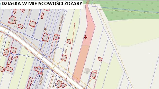 Działka rolno-budowlana w miejscowości Żdżary
