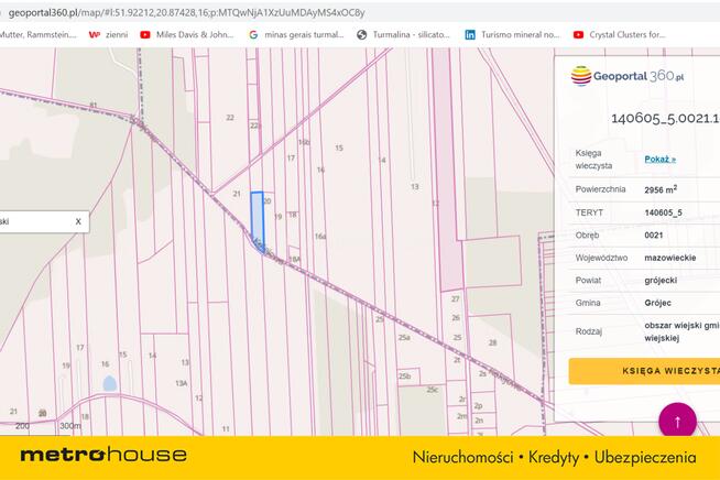 Duża działka w Lesie Lesznowolskim