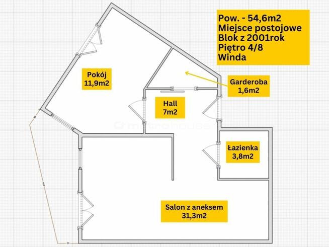 2 pokojowe mieszkanie z garażem. Metro Natolin