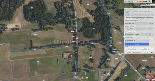 Działka budowlana 1000 m2, media, 30min od Wawy